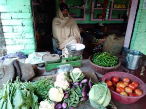 There are always beautiful veggies for sale around India and Bangladesh.